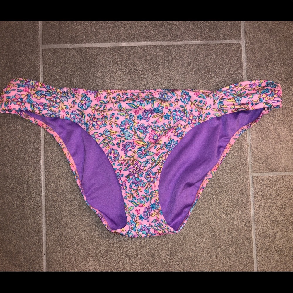 Victoria’s Secret multi colored floral swimbottoms